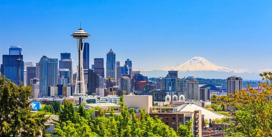 сиэтл, гора рейнир, гора рейнир оползень, гора рейнир извержение