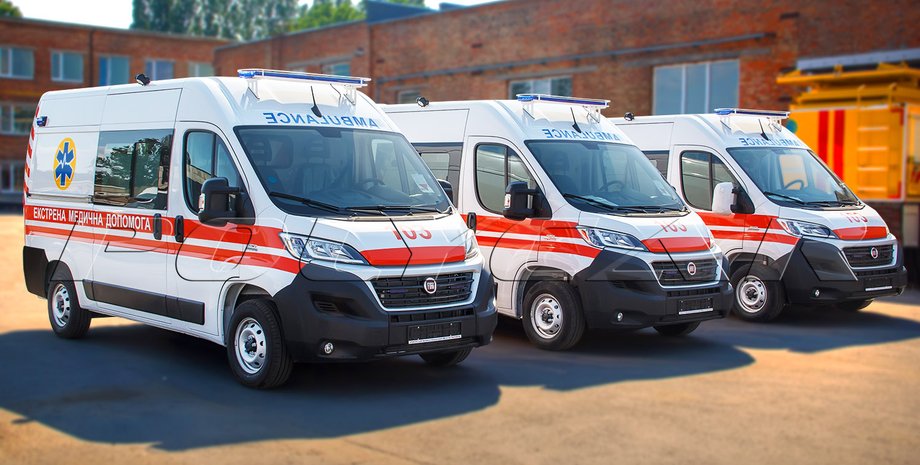 авто швидкої допомоги, швидка допомога, карети швидкої допомоги, Fiat Ducato