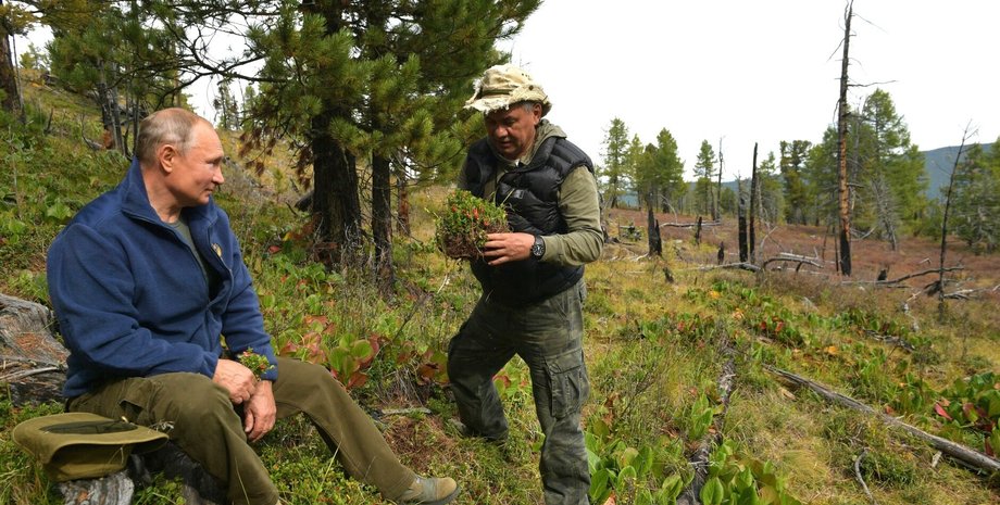 Володимир Путін Сергій Шойгу Сибір день народження ювілей