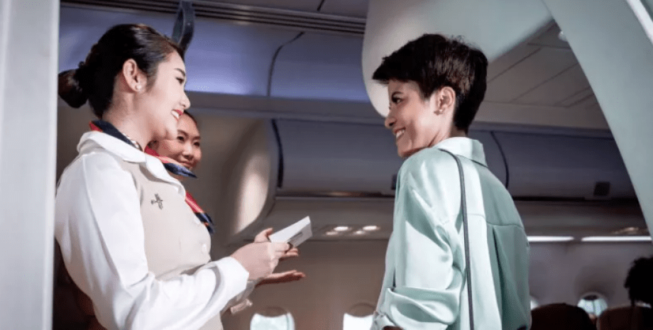 привітання стюардеси під час посадки, літак, політ, правила визначення неадекватних пасажирів