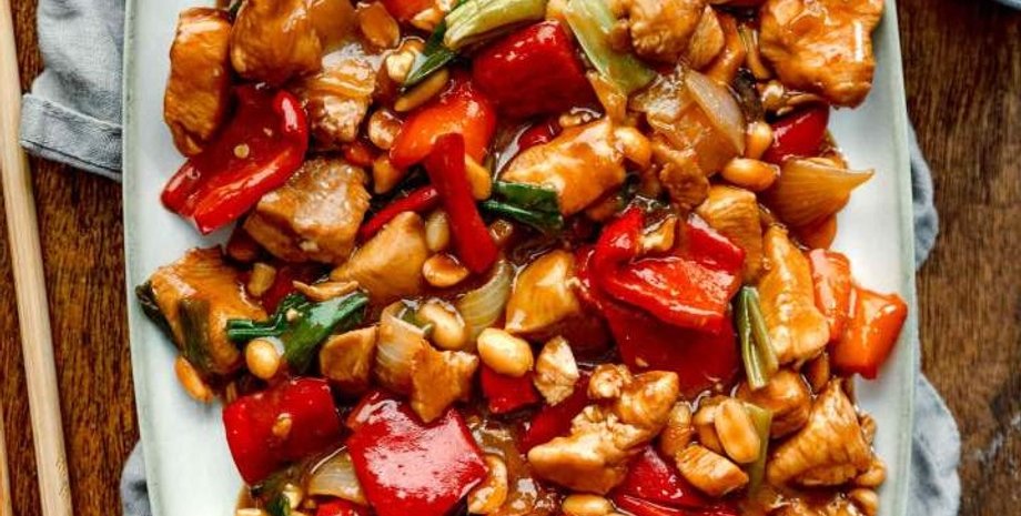 Курка гунбао, Курка кунг пао, китайська кухня