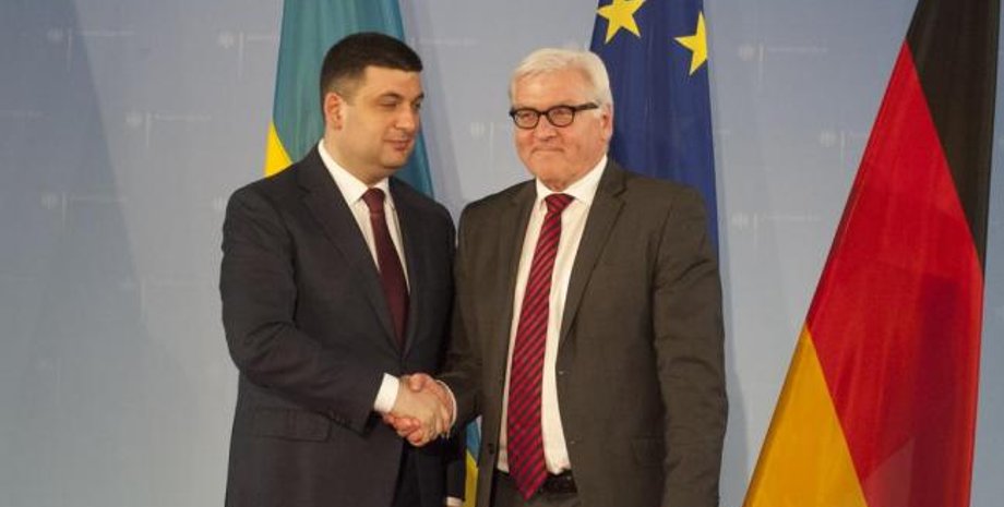 Владимир Гройсман и Франк-Вальтер Штайнмайер / Фото: rbc.ua