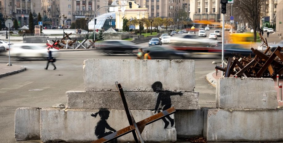 бэнкси украина, граффити, бэнкси киев