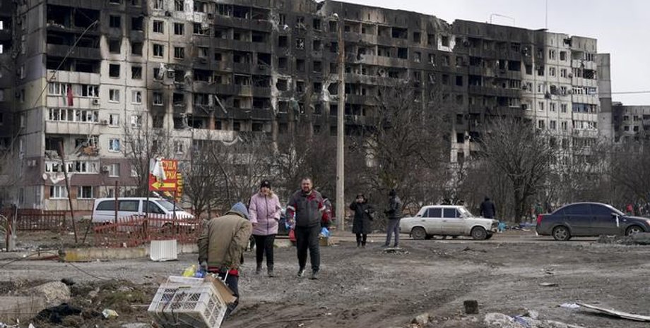 Мариуполь, разрушения,