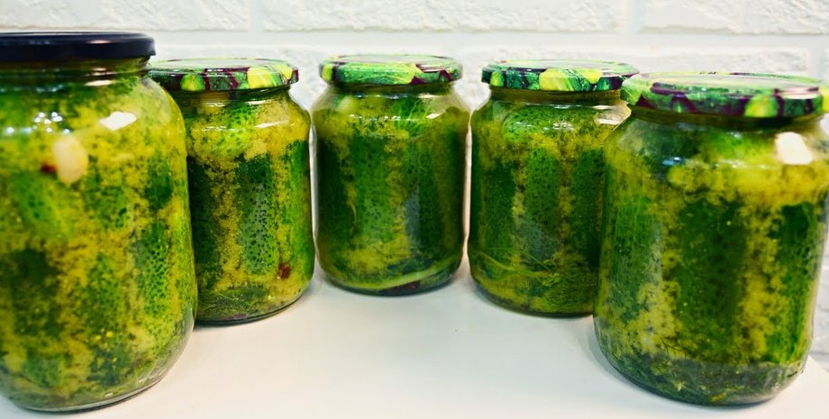 огурцы, маринованные огурцы, горчичный соус