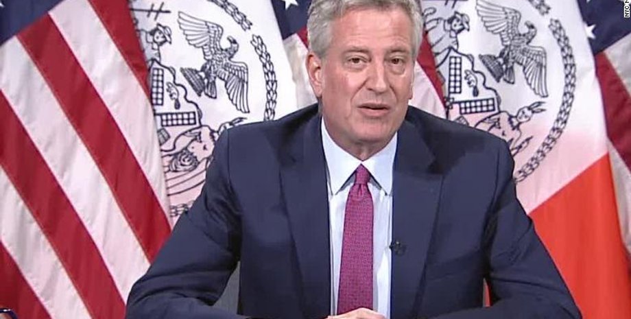 Мэр Нью-Йорка Билл де Блазио/Фото: CNN