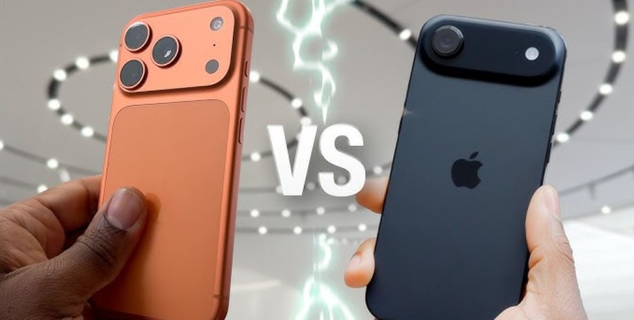 iPhone 17 Pro Max та iPhone Air iPhone 17 Pro Max iPhone Air нові смартфони Apple 2025 порівняння