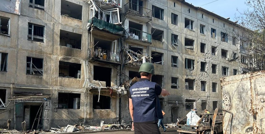 прокуратура, донбасс, донецкая область, бомбы, разрушения