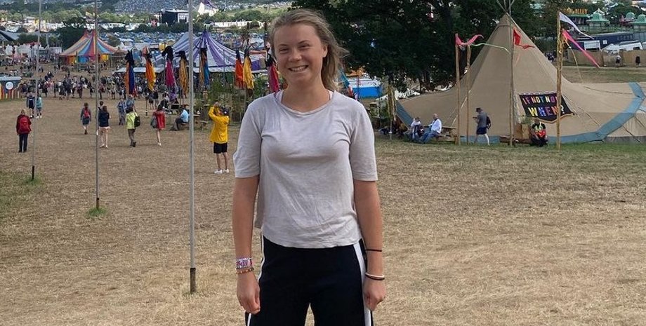 Грета Тунберг, гластонбери, музкальный фестиваль, куда пропала грета тунберг, экоактивистка