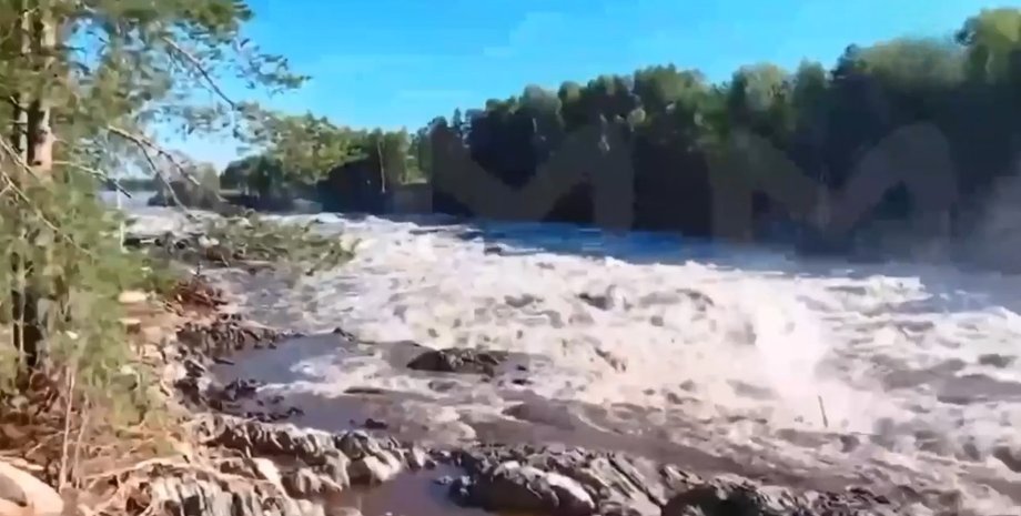 Гребля у Карелії, Біломорканал, дамба, РФ, прорив дамби, потоп РФ, Карелія інцидент, Біломорканал 29 липня