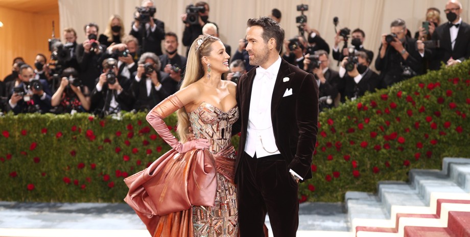 Блейк Лайвли и Райан Рейнольдс на Met Gala-2022 Met Gala 2024, тема Met Gala 2024, Спящие красавицы Met Gala, бал института костюма, метрополитен музей