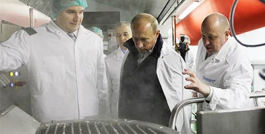 Володимир Путін і Євген Пригожин, кухар путіна