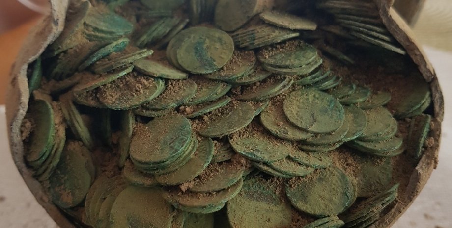 монети, скарб, знайдений скарб у польщі, історія, археологія