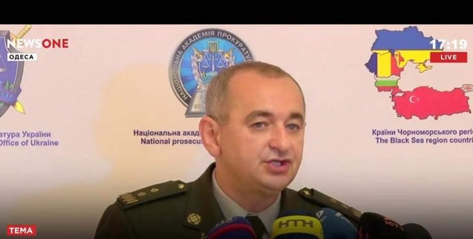 Анатолий Матиос на фоне карты Грузии / Скриншот