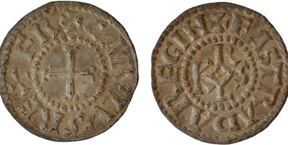 монети, археологія, знахідка, історія, німеччина, королева, розкопки, каролінзька монета, королева Фастрада, Карл Великий, середньовічна історія, нумізматика, жінки в історії