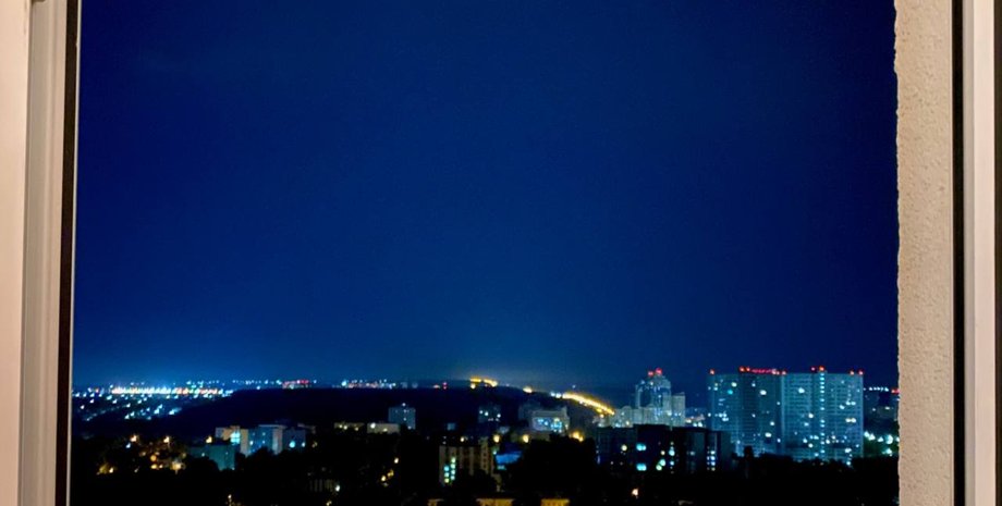 вспышка, Киев, взрыв в Киеве, спутник, КГВА, Сергей Попко, работа ПВО, Киев, украинская столица