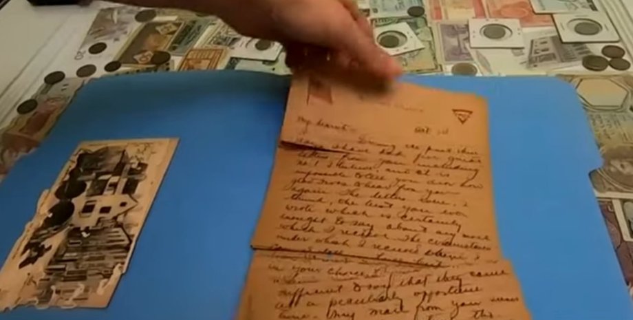 Жінка знайшла під час ремонту лист 100-річної давнини: чекав, аби його прочитали