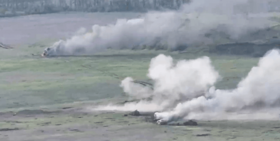 Зображення знищеної російської техніки на Донбасі