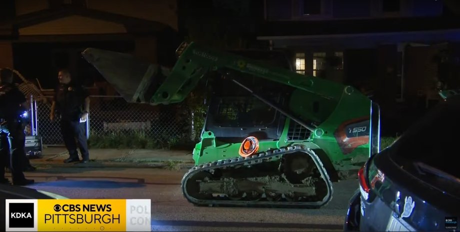 гусеничный погрузчик гусеничный погрузчик, погрузчик Bobcat, угон