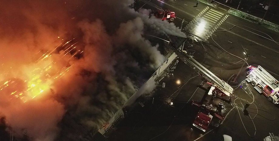 полигон кафе, пожар