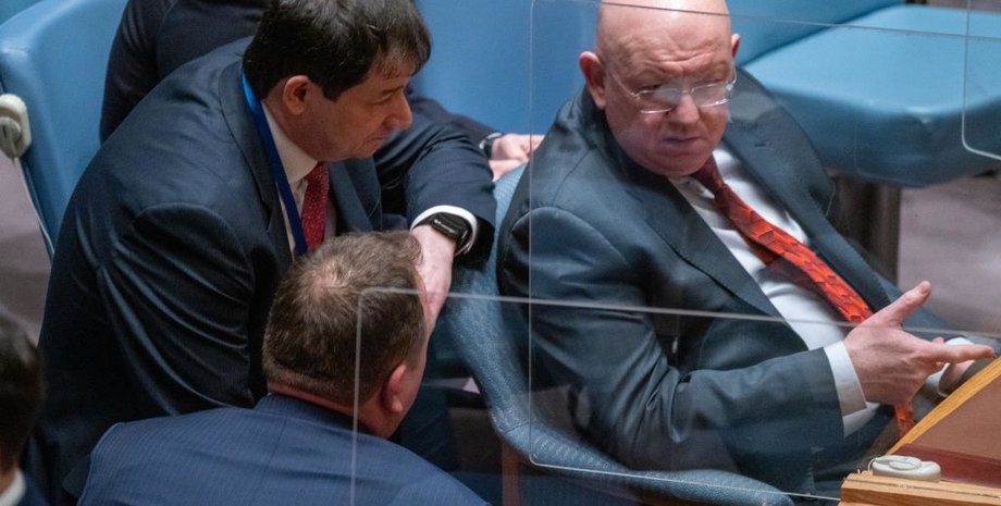 Василий Небензя в ООН, фото