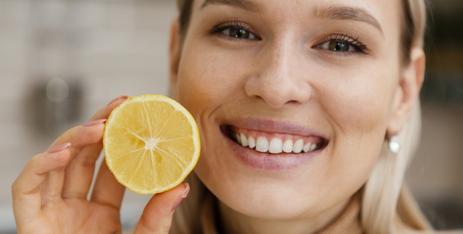 девушка держит лимон иммунитет, девушка, лимон, цитрус