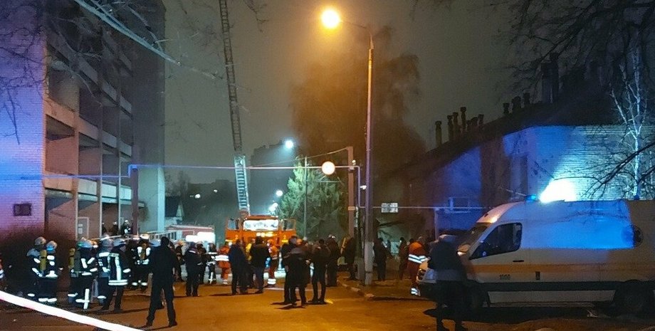 пожар, запорожье, больница, погибшие, фото