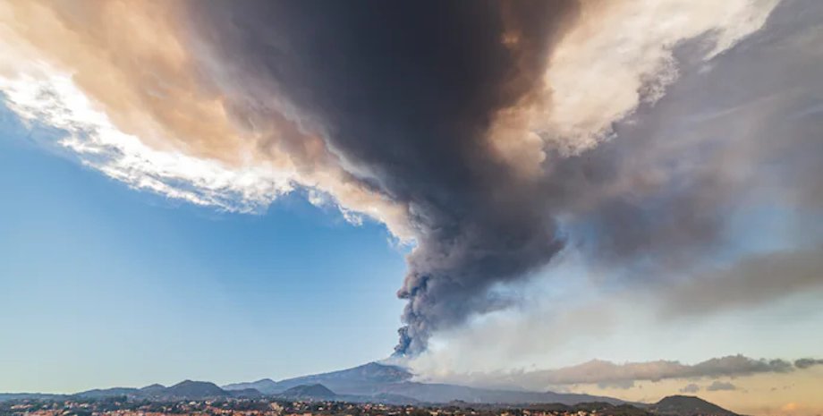 Извержение вулкана, вулкан этна, этна, сицилия, вулкан, лава, Италия