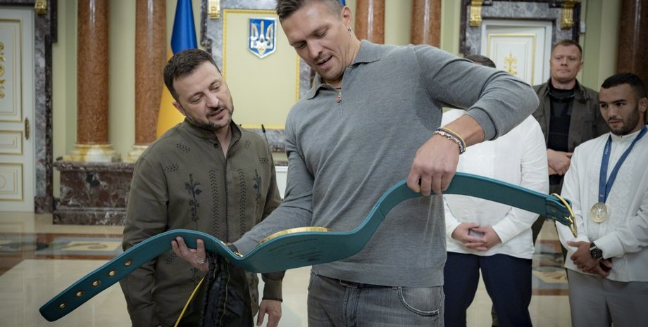 Президент Украины и боксер