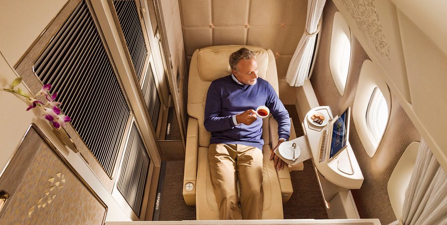 полет на самолете первый класс путешествия