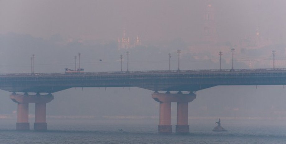 Киев в дыму / Фото: bigmir.net