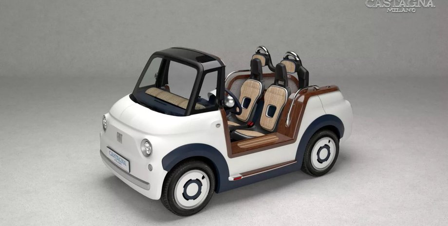 Fiat Topolino Spiaggina, Fiat Topolino, новый Fiat Topolino, электромобиль Fiat, электромобиль Fiat