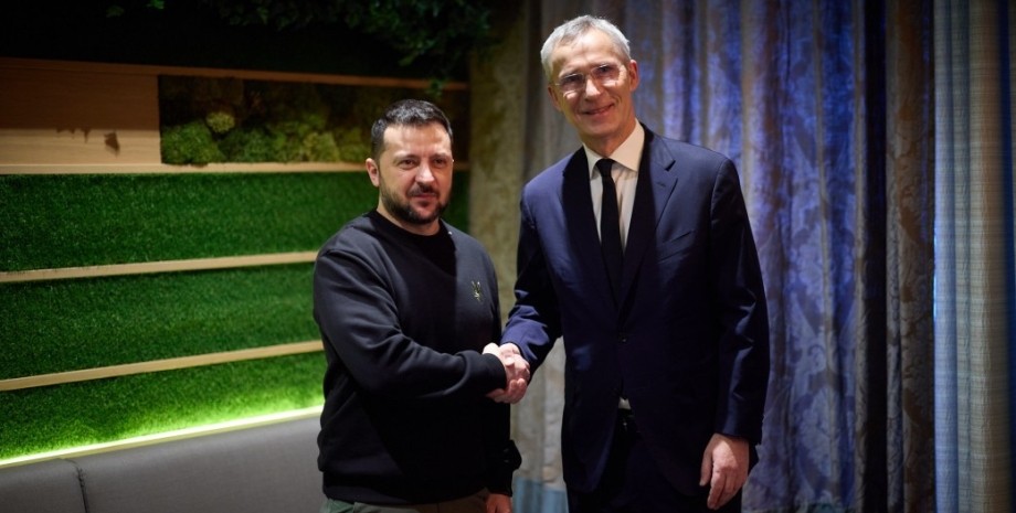 Йенс Столтенберг и Владимир Зеленский Йенс Столтенберг и Владимир Зеленский, Столтенберг НАТО, вступление в НАТО, Украина НАТО, Столтенберг о войне, Столтенберг о мире
