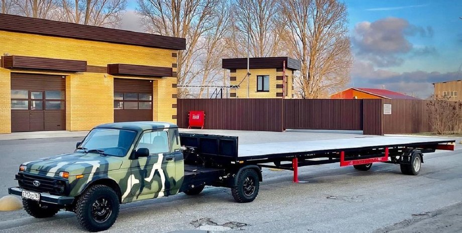 Автопоезд Нива, грузовая Нива, ВИС-2346, тюнинг Нивы