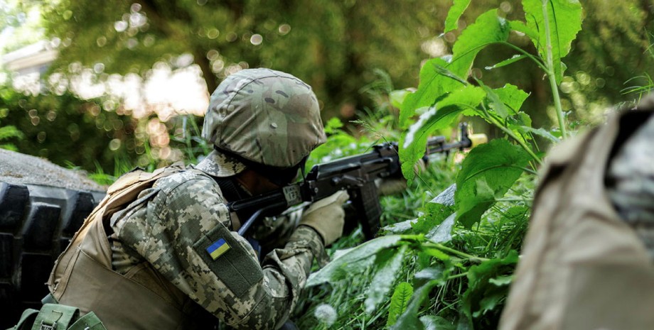 Боец, солдат, ВСУ, контрнаступление ВСУ, война в Украине
