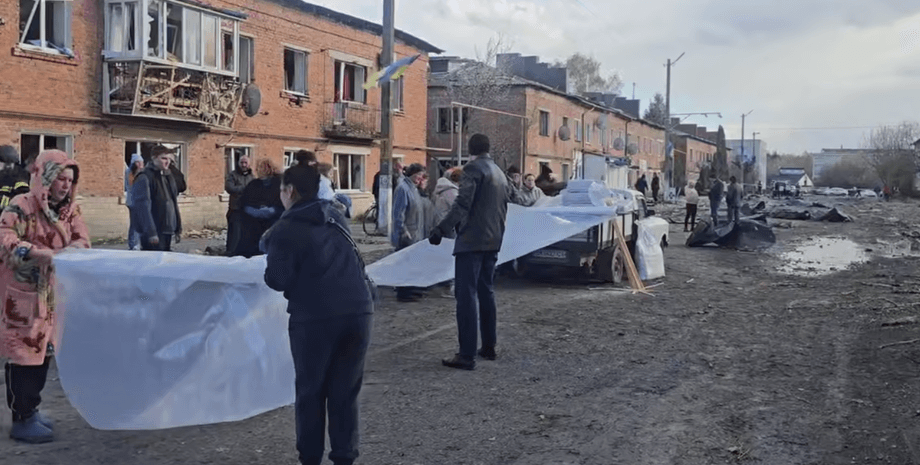 Удар КАБами по Ямпольской общине