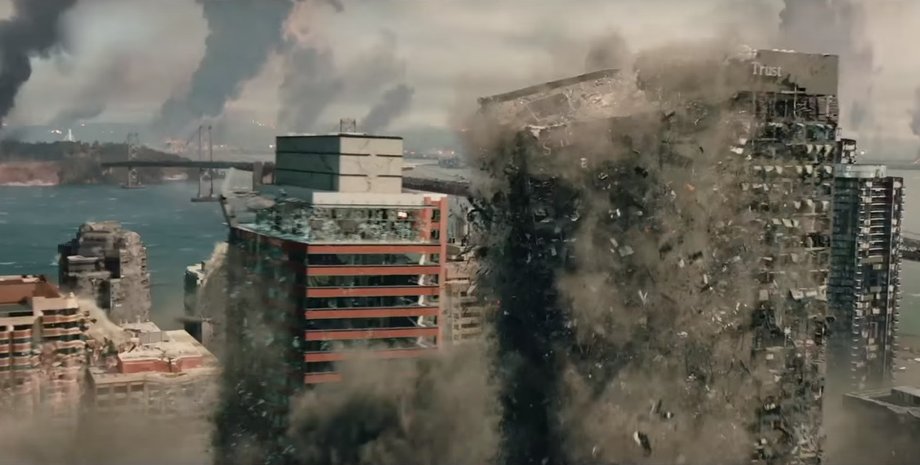 Кадр из фильма "Разлом Сан-Андреас"