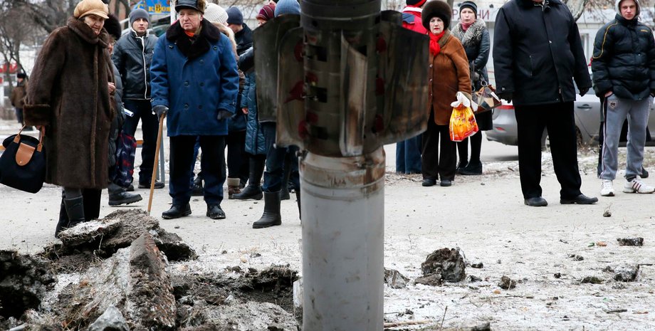 После обстрела Краматорска 10 февраля / Фото: Reuters