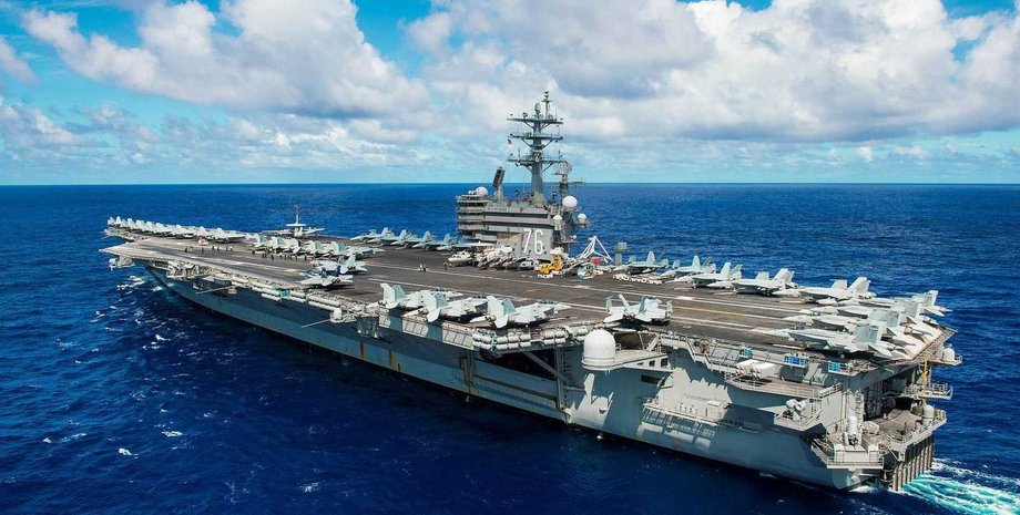 авианосец рональд рейган, обострение в тайване