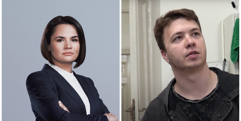 Светлана Тихановская, Роман Протасевич, задержание Протасевича, арест Тихановской