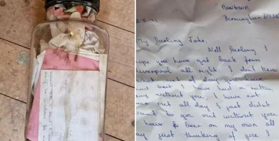 Знахідка під час ремонту, любовні листи, історія кохання, стосунки, будівельник, фото, Велика Британія