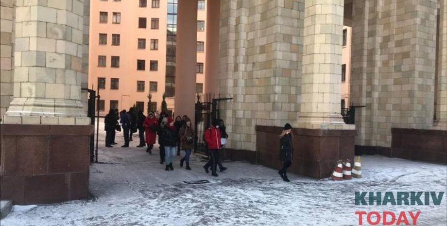 пожар в университете Каразина