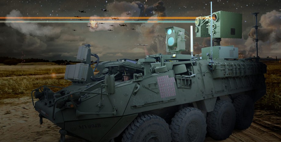 Americká armáda umístila dvě laserové instalace založené na systému Locust od Bl...