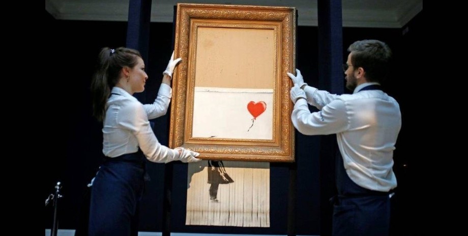 Знищену картину Бенксі продали на аукціоні за $ 25 млн