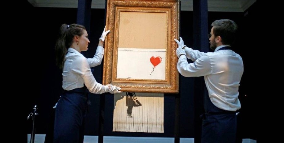 Уничтоженную картину Бэнкси продали на аукционе за $25 млн