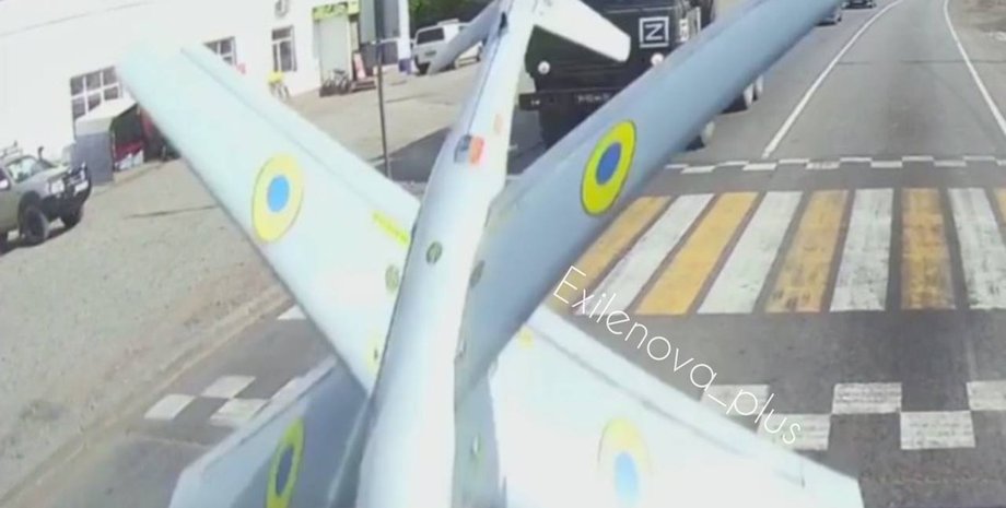 Аака дрона ЗСУ в Кадіївці