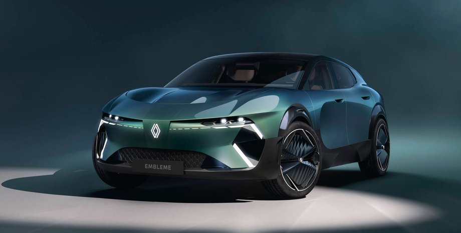 Renault Embleme, новий Renault Embleme, електромобіль Renault, кросовер Renault