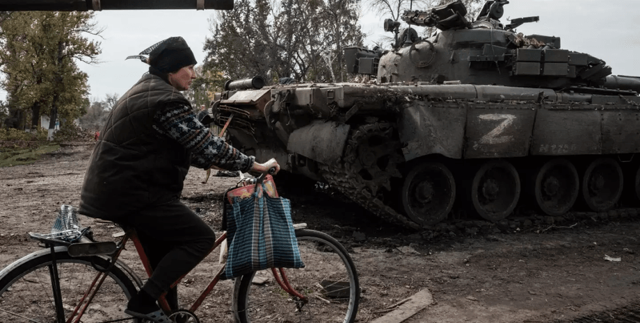 Оккупированные территории, война, РФ, российская техника