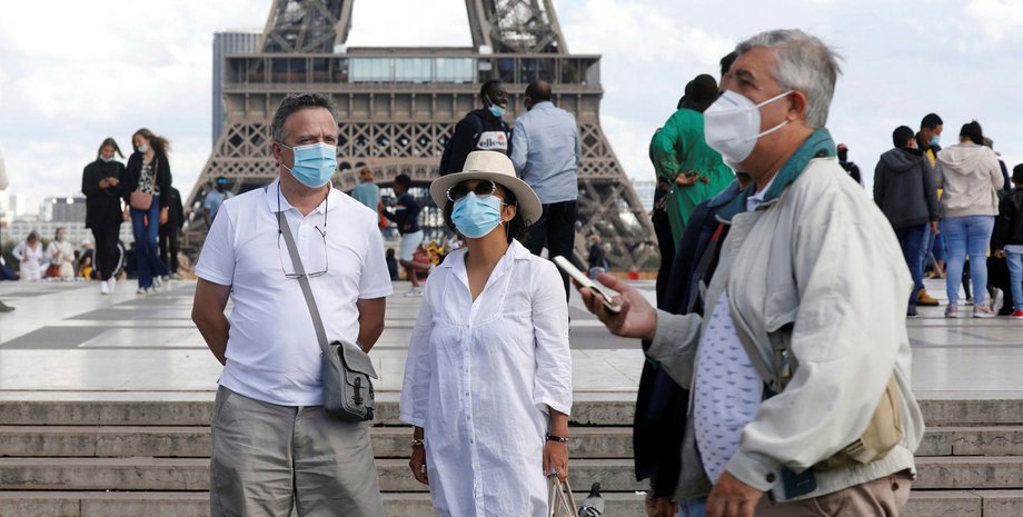 франция, париж, коронавирус, фото