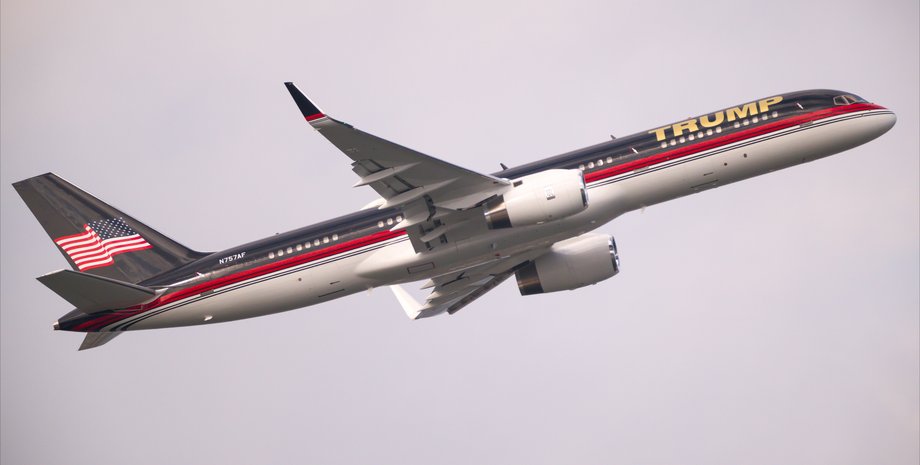 літак boeing 757, літак Трампа